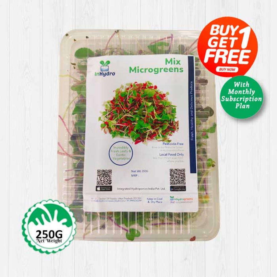 Mix Microgreens Pack Monthly Subscription 250gm
