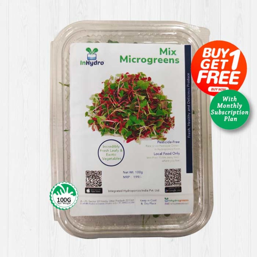 Mix Microgreens Pack Monthly Subscription 100gm