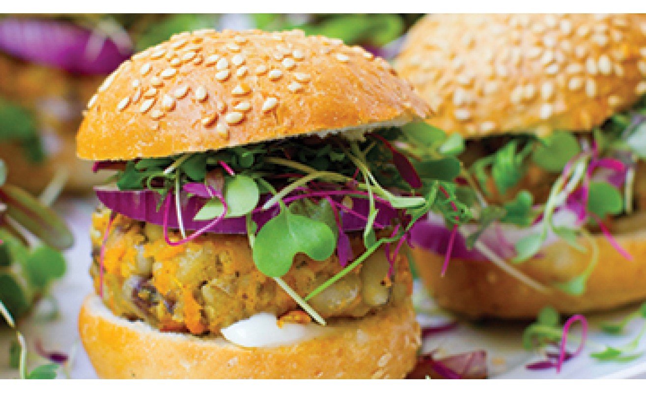 Mighty Microgreens Burgers