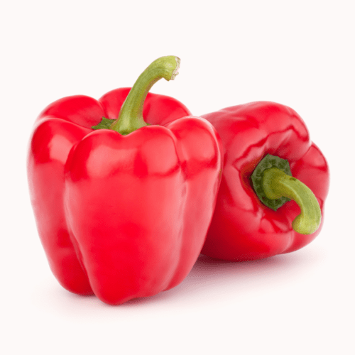 Fresh Red Bell Pepper - 400-500g – InHydroGreens, same-day delivery in Delhi NCR
