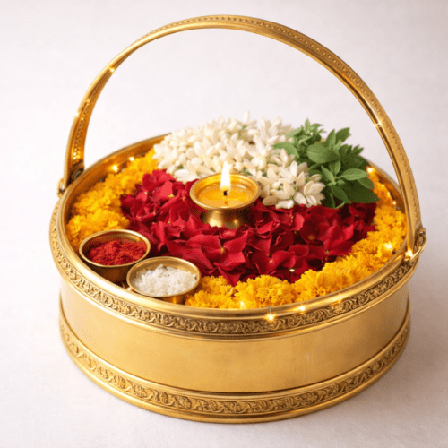 Fresh Daily Fresh Pooja Flower – close-up – InHydroGreens, same-day delivery in Delhi NCR