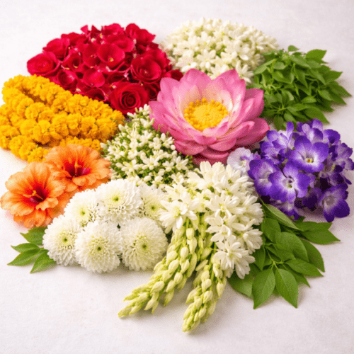 Fresh Daily Fresh Pooja Flower – InHydroGreens, same-day delivery in Delhi NCR