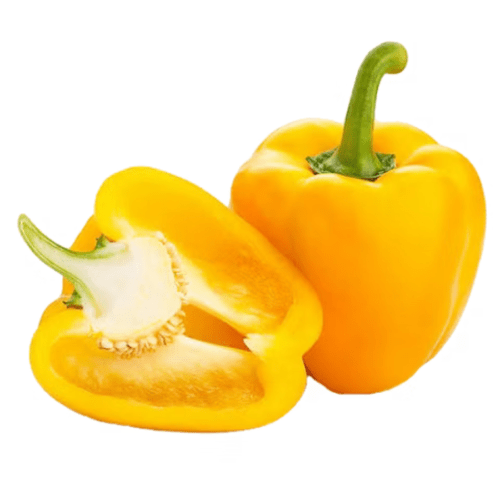 Fresh Yellow Bell Pepper - 250g – InHydroGreens, same-day delivery in Delhi NCR