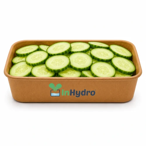 Fresh Sliced Cucumber – Ready to Eat – InHydroGreens, same-day delivery in Delhi NCR