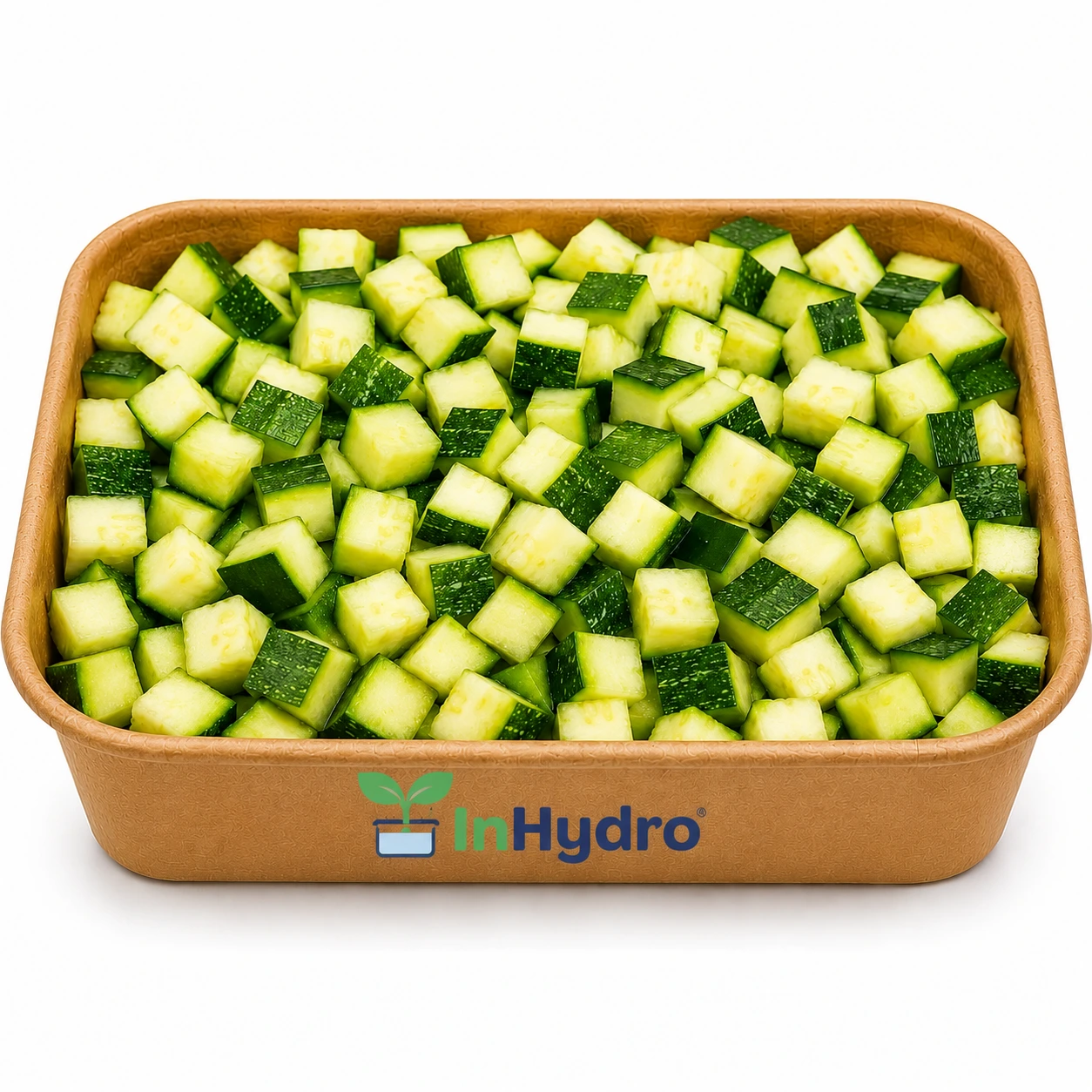 Fresh Diced Green Zucchini- 250gm – Ready to Cook