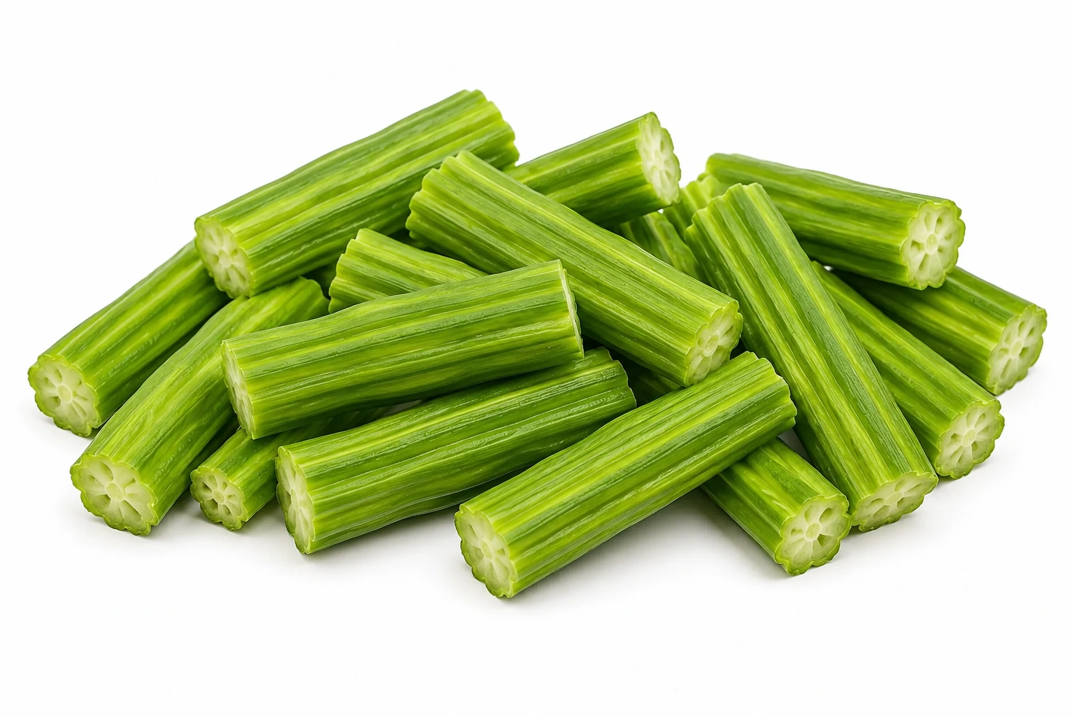 Fresh Drumstick (Moringa Pods) Cut