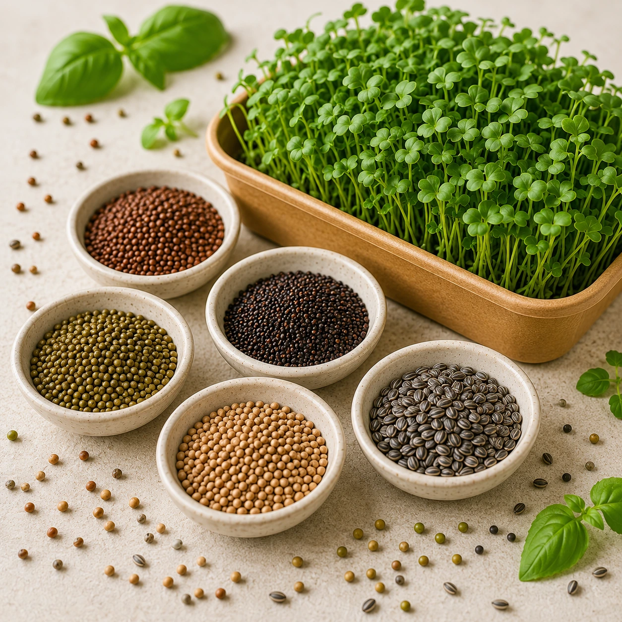 Microgreens seed selection