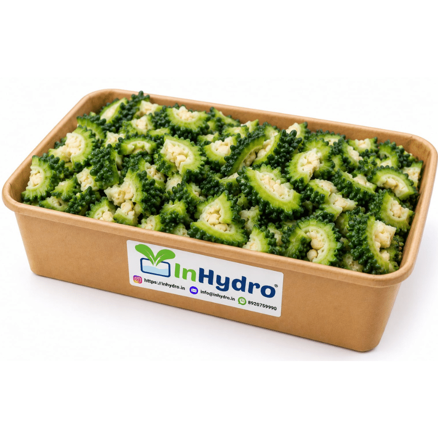 Fresh Bitter Gourd (Karela) - Ready to Cook – InHydroGreens, same-day delivery in Delhi NCR